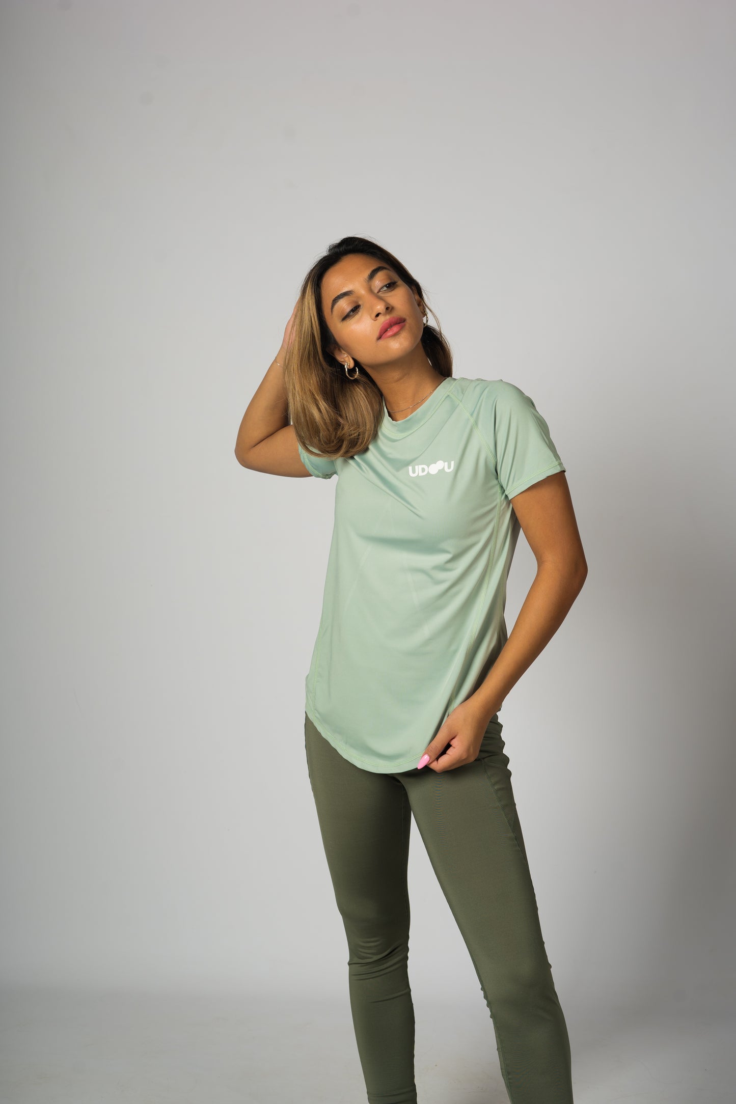 Olive breathable top