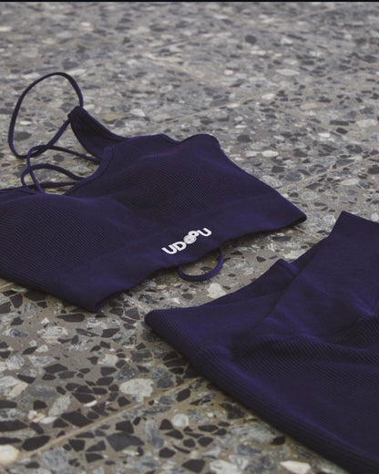 Strappy Indigo Leggings