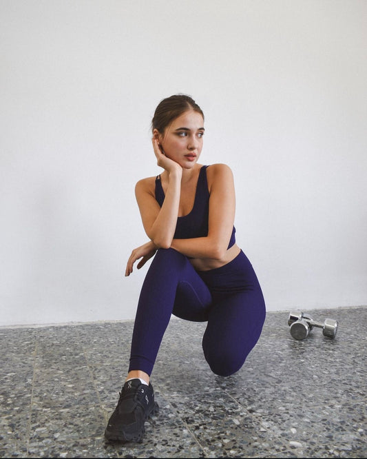 Strappy Indigo Leggings