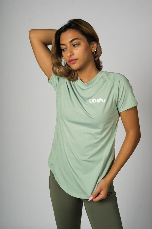 Olive breathable top